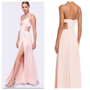Fame and Partners x Free People Megan Maxi Dress Pink 4